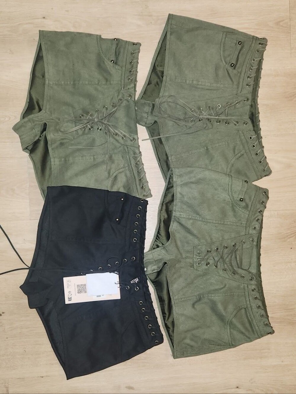 Lace-Up Shorts
